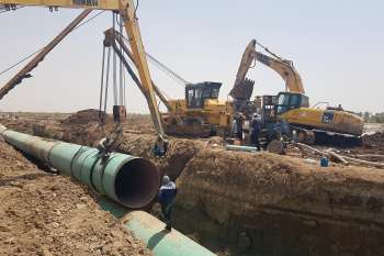 لوله گذاری آب شرب منطقه خرمشهر و آبادان